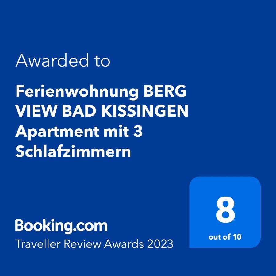 Ferienwohnung Berg View Bad Kissingen Apartment Mit 3 Schlafzimmern Экстерьер фото